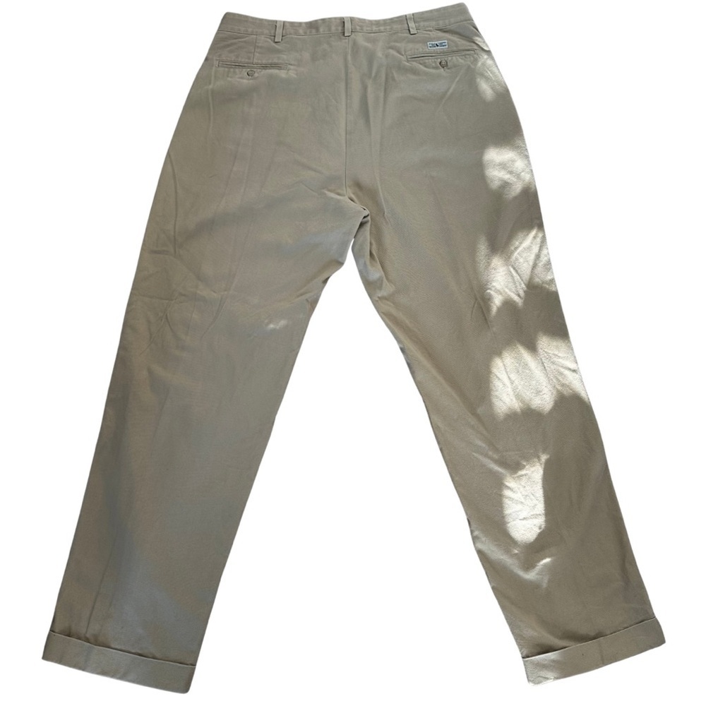 Polo Ralph Lauren Men’s Classic Fit Pleated Chino Pants Khaki Beige 38x32 - Picture 5 of 11